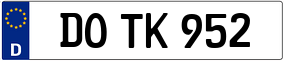 Truck License Plate